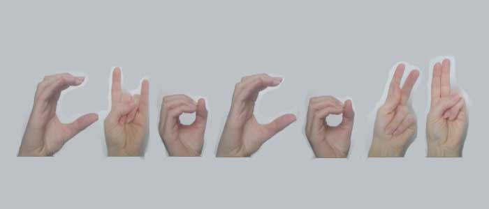chocoku en langage des signes