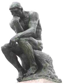 une image du penseur de Rodin